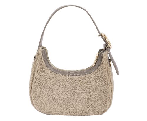 David Jones CM7668 taupe női kicsi válltáska