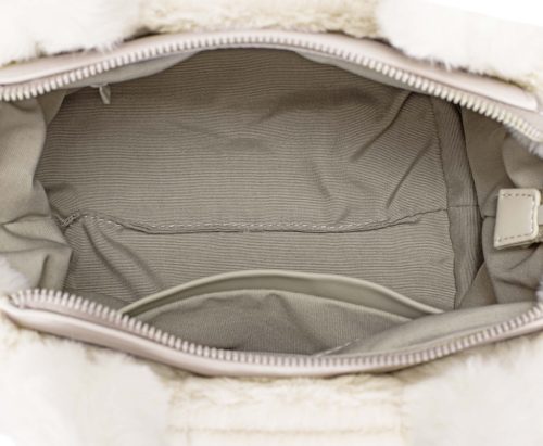 David Jones szőrme női kézitáska CM7746 bézs