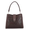 Karen 9529 barna virág rostbőr táska
