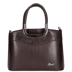 Karen 9158 bis barna virág rostbőr táska