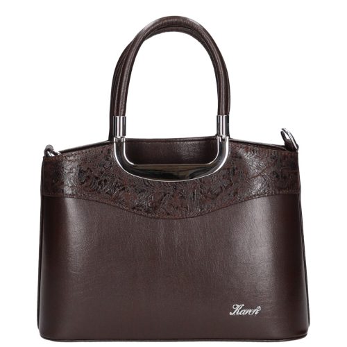 Karen 9158 bis barna virág rostbőr táska