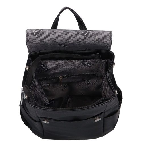 Karen 1698 bordó virág rostbőr táska