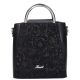 Karen 1680 fekete fekete virág rostbőr táska