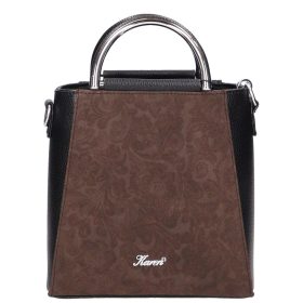 Karen 1680 fekete barna virág rostbőr táska