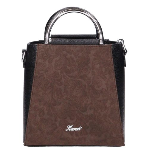 Karen 1680 fekete barna virág rostbőr táska