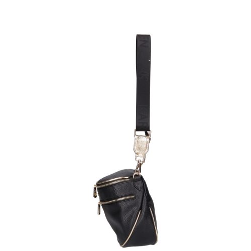 Karen 1669 fekete arany rostbőr táska