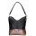 Karen 1337 bis fekete bronz rostbőr táska
