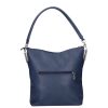 Karen 1337 bis kék virág rostbőr táska