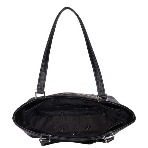 Karen 1693 bordó virág rostbőr táska