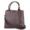 Chiara M 8047 barna rostbőr táska