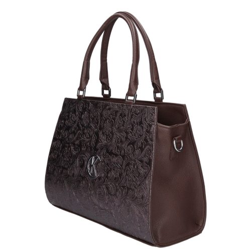 Karen D 646 barna virág rostbőr táska