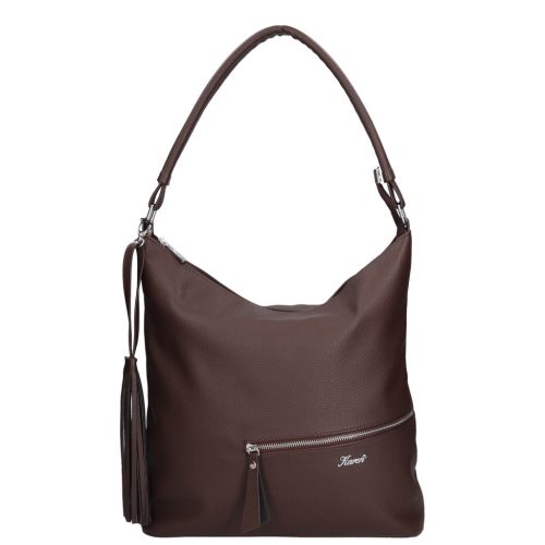 Karen 2521 barna rostbőr női táska