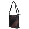 Karen 9481 fekete barna virág rostbőr női táska