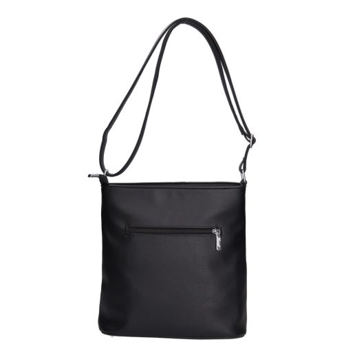 Karen 9481 fekete barna virág rostbőr női táska