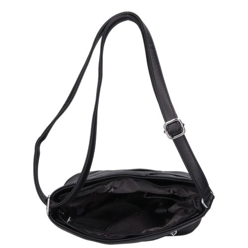 Karen 9481 fekete barna virág rostbőr női táska