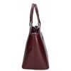 Karen 9251 bis bordó virág rostbőr női táska