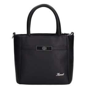 Karen 1736 fekete rostbőr női táska
