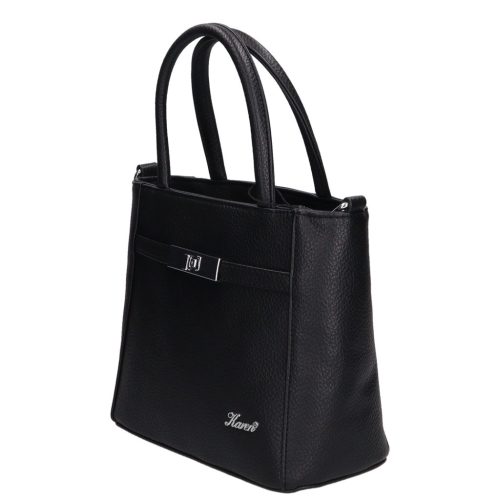 Karen 1736 fekete rostbőr női táska