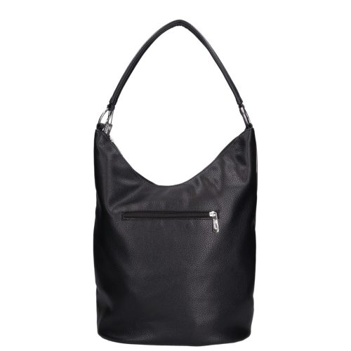 Karen 9548 fekete bronz virág rostbőr női táska