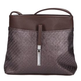 Karen D 099 barna rostbőr oldaltáska