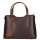 Olasz bőr 5136 barna konyak kézitáska