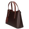 Olasz bőr 5136 barna konyak kézitáska