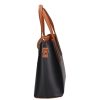 Olasz bőr 5136 fekete csau kézitáska