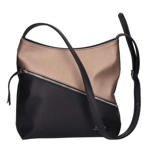 Karen rostbőr táska 1474 fekete bronz