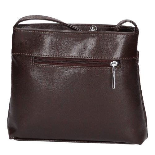 Karen D 099 barna virág rostbőr táska