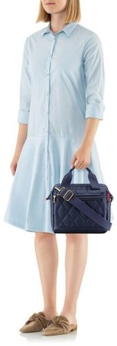 Reisenthel MQ4110 allrounder cross rhombus midnight gold női oldaltáska