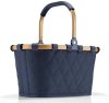 Reisenthel BN4111 carrybag XS frame rhombus midnight gold kicsi bevásárló kosár