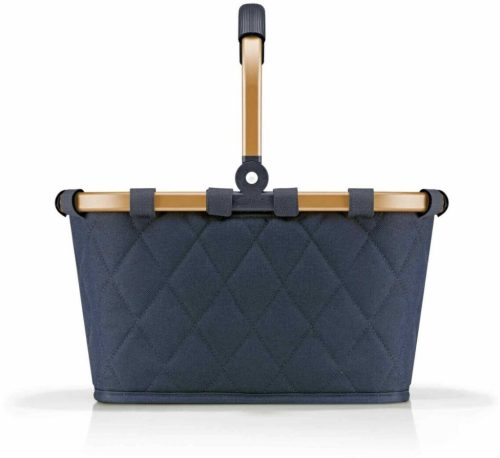 Reisenthel BN4111 carrybag XS frame rhombus midnight gold kicsi bevásárló kosár