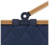 Reisenthel BN4111 carrybag XS frame rhombus midnight gold kicsi bevásárló kosár