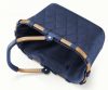 Reisenthel BN4111 carrybag XS frame rhombus midnight gold kicsi bevásárló kosár