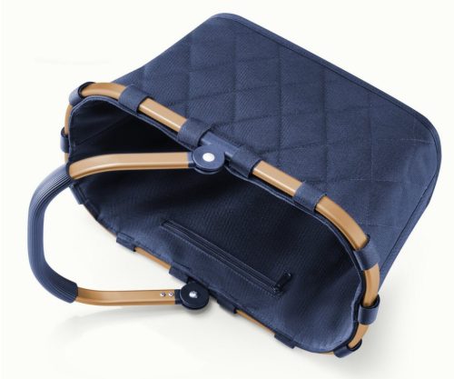 Reisenthel BN4111 carrybag XS frame rhombus midnight gold kicsi bevásárló kosár
