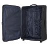 Travelite Valencia 2w M Fekete közepes bőrönd