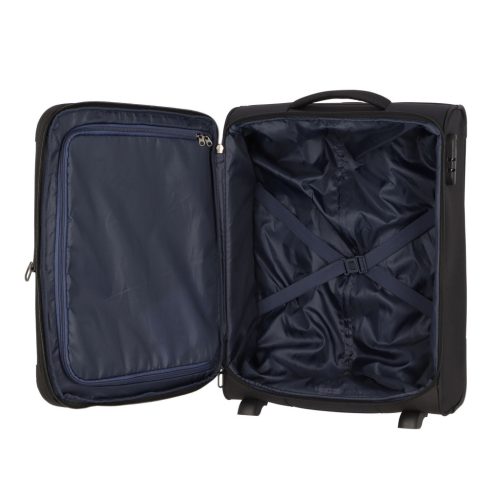 Travelite Valencia 2w S Fekete kabinbőrönd