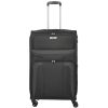 Travelite Orlando L 4w Fekete nagy méretű bőrönd