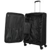 Travelite Orlando L 4w Fekete nagy méretű bőrönd