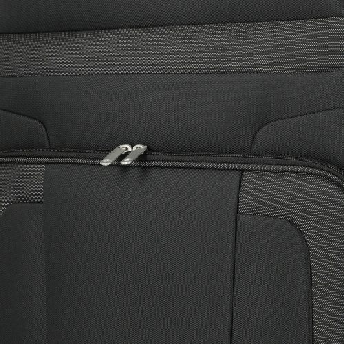 Travelite Orlando L 4w Fekete nagy méretű bőrönd