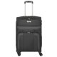 Travelite Orlando M 4w Fekete közepes bőrönd