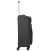 Travelite Orlando M 4w Fekete közepes bőrönd