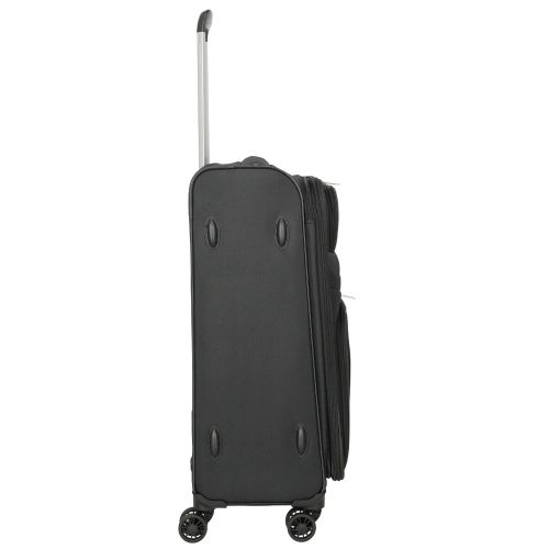 Travelite Orlando M 4w Fekete közepes bőrönd
