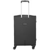 Travelite Orlando M 4w Fekete közepes bőrönd