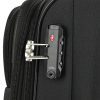 Travelite Orlando M 4w Fekete közepes bőrönd