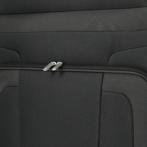 Travelite Orlando M 4w Fekete közepes bőrönd