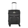 Travelite Orlando S 4w fekete 4 kerekű kabinbőrönd