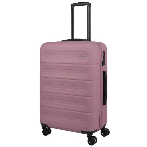 Skyline Travelite Goomera M Rózsaszín közepes bőrönd