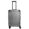 Travelite Millennium 4w M Silver bővíthető közepes méretű bőrönd