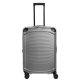 Travelite Millennium 4w M Silver bővíthető közepes méretű bőrönd